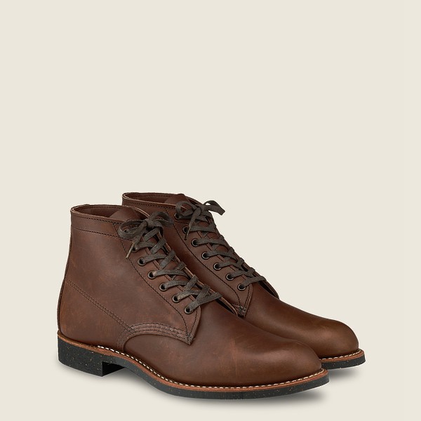 Red Wing Heritage Bot Erkek - Merchant - 6-Inch Harness Deri Steel Toe - Kahverengi - 59KTACWYF